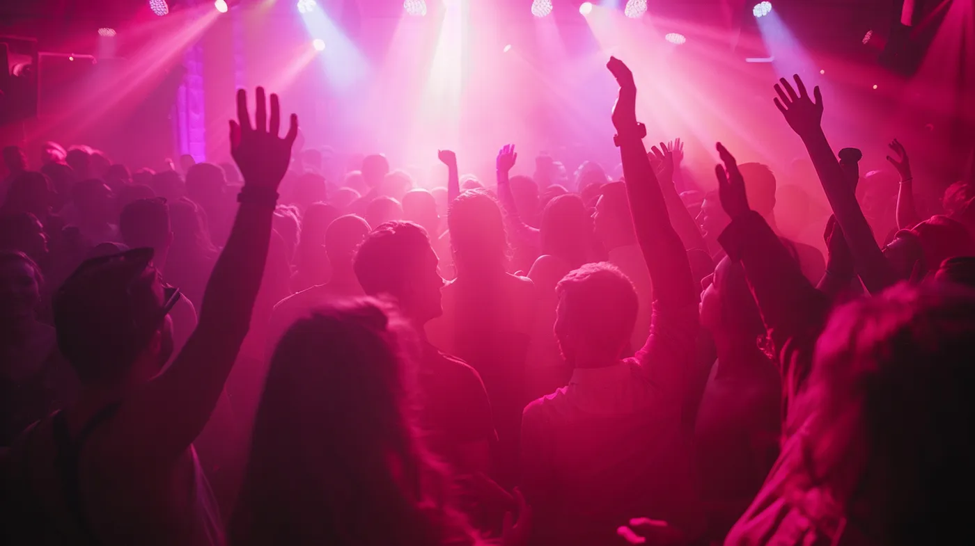LGBTQ+ nightlife crowd
